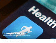 Tablet Screenshot of corinnacornejo.com